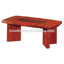Mesa de centro de madera grande para la oficina usada. Mesa de madera de alta calidad para la venta (T001)